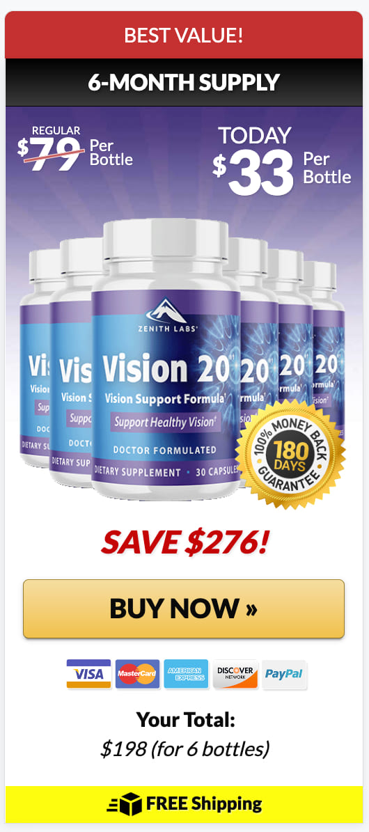 Vision 20 Buy 6 Bottles